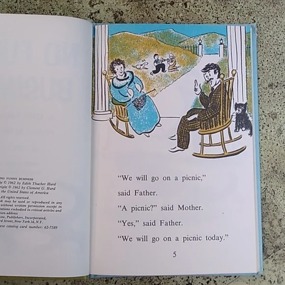 No Funny Business I Can Read Vintage Children's Picture Book Hurd - Picture 6 of 6